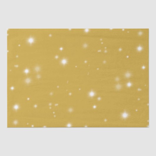 Boho Gold Starlight Seidenpapier (Vorderseite)