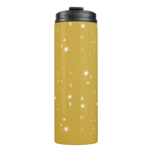 Boho Gold Starlight Thermosbecher (Vorderseite)
