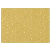 Boho Gold Starlight Tischdecke (Vorderseite (Horizontal))