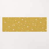 Boho Gold Starlight Yogamatte (Rückseite (Horizontal))