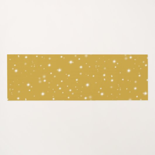 Boho Gold Starlight Yogamatte (Rückseite (Horizontal))