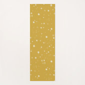 Boho Gold Starlight Yogamatte (Vorderseite)