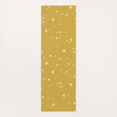 Boho Gold Starlight Yogamatte (Rückseite)