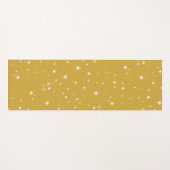 Boho Gold Starlight Yogamatte (Vorderseite (Horizontal))