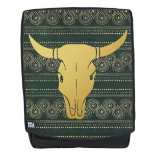 Boho Gold Steer Rucksack