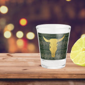 Boho Gold Steer Schnapsglas