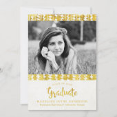 Boho Golden Arrows Abschluss Ankündigung (Vorderseite)