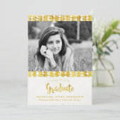 Boho Golden Arrows Abschluss Ankündigung (Stehend Vorderseite)