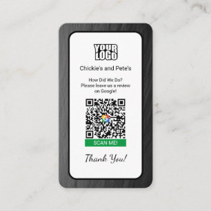 BOHO Google Review Business Card Visitenkarte