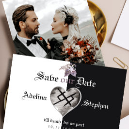 Boho Gothic Viking Ewige Liebe Wildblume Hochzeit Save The Date