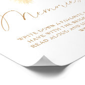 Boho Gras - Erinnerungen mit der Braut Poster (Ecke)