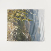 Boho Gras Naturlandschaft Wandteppich (Vorderseite (Horizontal))