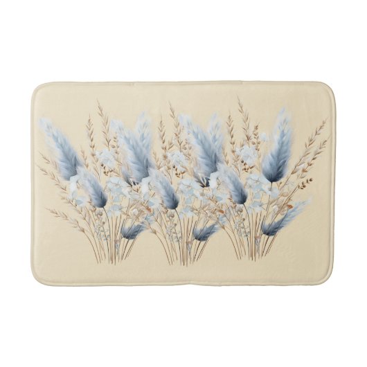 Boho Grass Badematte (Vorderseite)