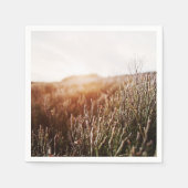 Boho Grass Field Jedes Ereignis Party Napkins Serviette (Vorderseite)