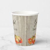 Boho Grateful Erntedank Party Fall Pappbecher (Rechts)