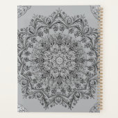Boho-Grau-Mandala-Ästhetik-Tagesplaner  Planer (Rückseite)