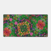 Boho Green Abstrakt Boho Custom Inspiriere Zitat Schreibtischunterlage (Vorderseite)