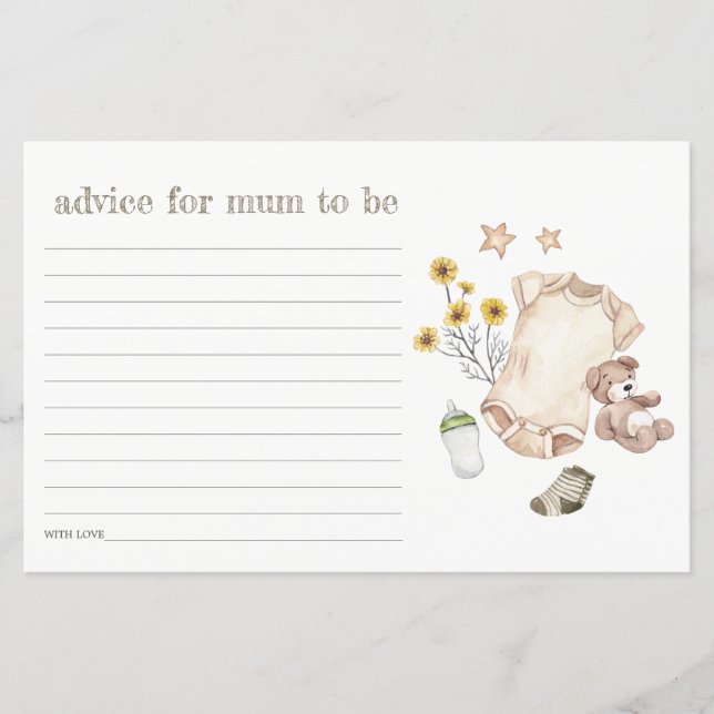 Boho Green Baby Clothes Gender Neutral Baby Dusche (Vorderseite)