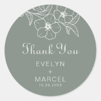Boho Green Destination Floral Wedding Vielen Dank