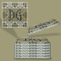 Boho Green Gemustert