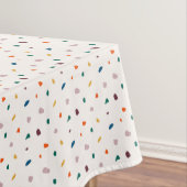 Boho Green Orange Terrazzo Printtablette Tischdecke (Beispiel)
