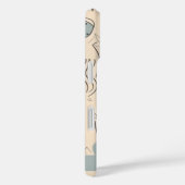 Boho Green Peach Personalisiert Case-Mate iPhone Hülle (Rückseite / Rechts)