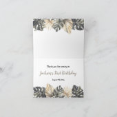 Boho Green Sage Wild One Vielen Dank, dass Sie gek Dankeskarte (Innenseite)