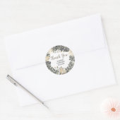 Boho Green Sage Wild One Vielen Dank Sticker (Umschlag)