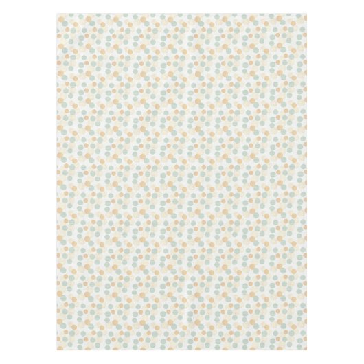 Boho Green und Gold Weihnachten Tischdecke (Vorderseite)