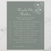 Boho Green würde eher Brautparty spielen (Vorderseite)