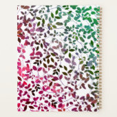 Boho Greenery Apple Teacher Planner Planer (Rückseite)