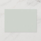 Boho Greenery Blätter Wedding Online UAWG Begleitkarte (Rückseite)