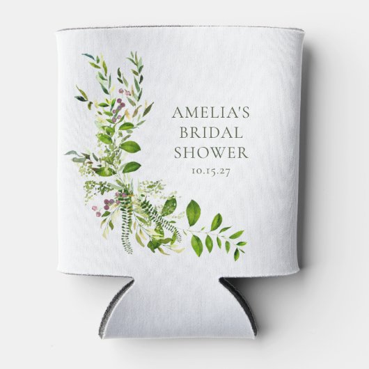 Boho Greenery Brautparty Dosenkühler (Vorderseite)