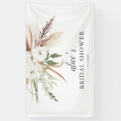 Boho Greenery Eucalyptus Brautparty Banner (Vertikal)