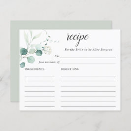 Boho Greenery Eucalyptus Recipe Brautparty