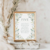 Boho Greenery Eucalyptus Wedding Tischnummern