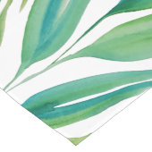 Boho Greenery Ocean Green Blue Aqua Art Großer Tischläufer (Ecke)