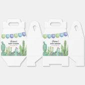 Boho Greenery Taco Fiesta Cactus Baby Shower Geschenkschachtel (Ungeklappt)