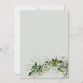 Boho Greenery Verlasse Script Probe Dinner Einladung (Rückseite)