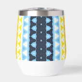 Boho Groovy Geometric Abstrakt AroAce Pride Flag (Vorderseite)