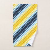 Boho Groovy Geometric Abstrakt AroAce Pride Flag Badhandtuch Set (Handtuch)