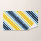 Boho Groovy Geometric Abstrakt AroAce Pride Flag Badhandtuch Set (Handtuch)