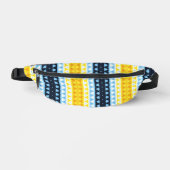 Boho Groovy Geometric Abstrakt AroAce Pride Flag Bauchtasche (Vorderseite)