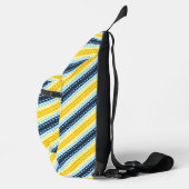 Boho Groovy Geometric Abstrakt AroAce Pride Flag Crossbody Bag (Rechts)
