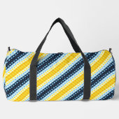 Boho Groovy Geometric Abstrakt AroAce Pride Flag Duffle Bag (Vorderseite)