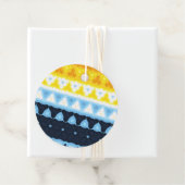 Boho Groovy Geometric Abstrakt AroAce Pride Flag Geschenkanhänger (Beispiel)