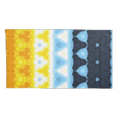 Boho Groovy Geometric Abstrakt AroAce Pride Flag Kissenbezug (Rückseite-Rechts)