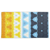 Boho Groovy Geometric Abstrakt AroAce Pride Flag Kissenbezug (Vorderseite-Rechts)