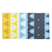 Boho Groovy Geometric Abstrakt AroAce Pride Flag Kissenbezug (Rückseite-Links)