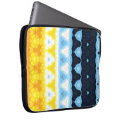 Boho Groovy Geometric Abstrakt AroAce Pride Flag Laptopschutzhülle (Vorne Rechts)